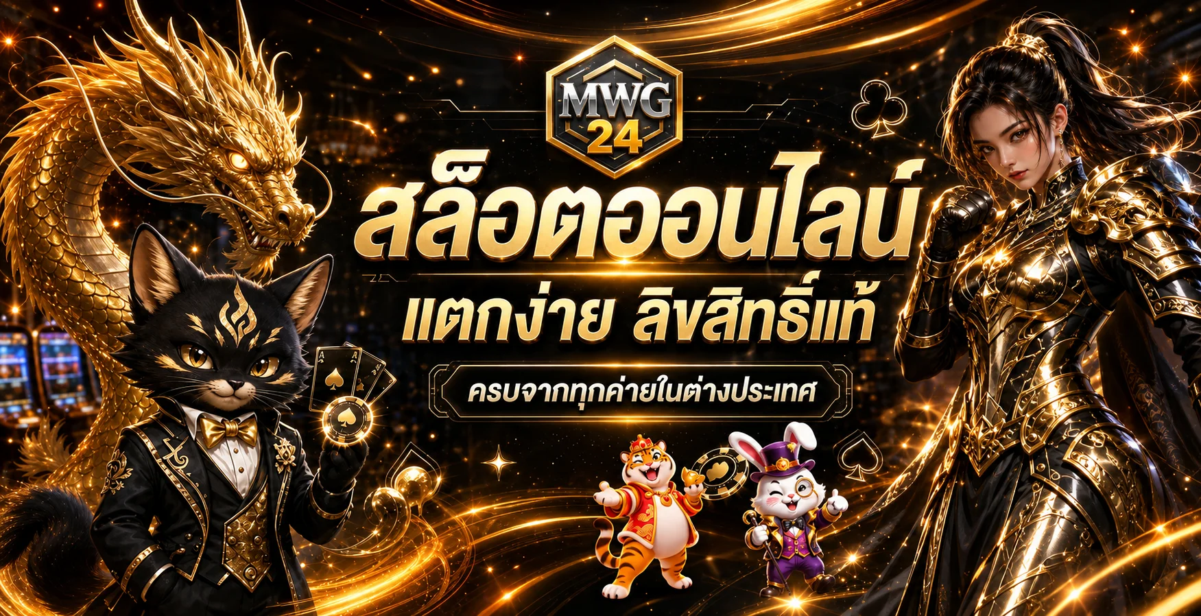 เกมสล็อต MWG24 กับตัวละครแฟนตาซีและมังกร