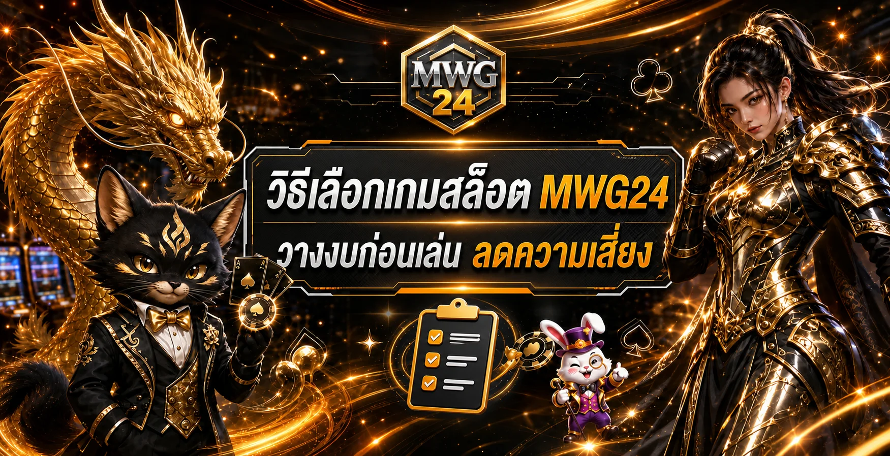 MWG24 วิธีเลือกเกมสล็อต | วางงบและอ่าน RTP